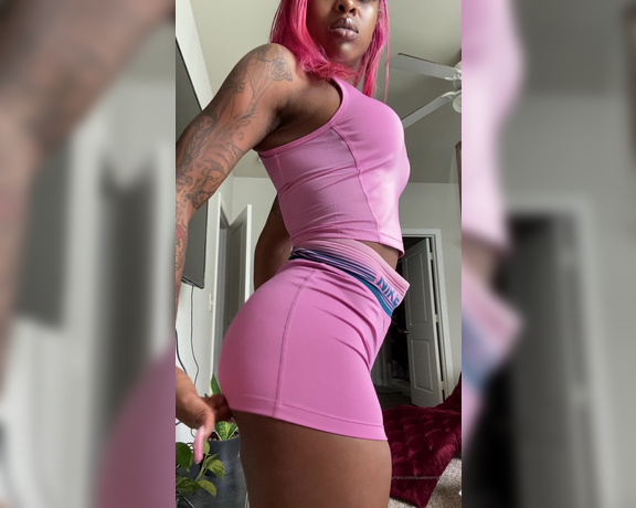 Tierra Doll aka Tierradoll OnlyFans - Ass Denial in pink yoga fit