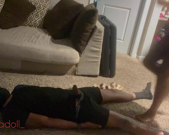 Tierra Doll aka Tierradoll OnlyFans - Bare Booty Trampling on @u27843559 LOL he said it was the best Trample session he EVER had!