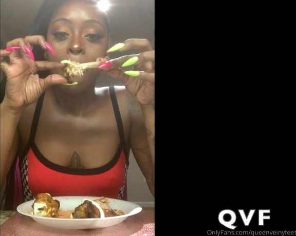 Tierra Doll aka Tierradoll OnlyFans - That Nights I ate WINGS LIVE after my Shoot #mukkbang