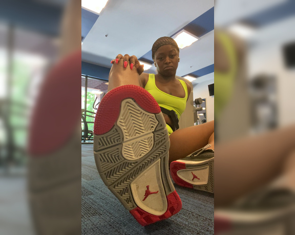 Tierra Doll aka Tierradoll OnlyFans - Working out wanna smell my freshly sweaty socks and feet