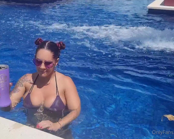 Lady Onyx aka Lady_onyx OnlyFans - Lush day by the pool all day! 1