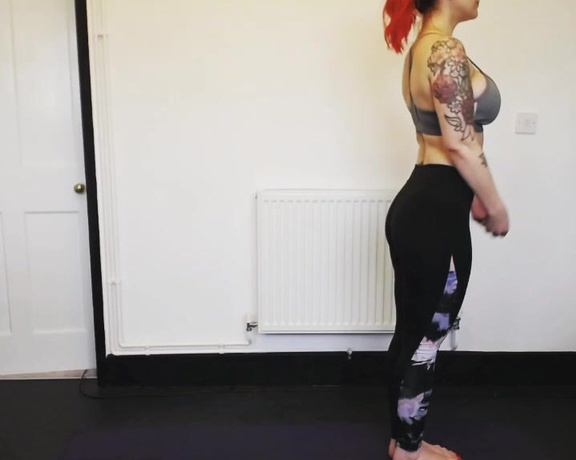 Lady Onyx aka Lady_onyx OnlyFans - Its very important to stretch! I need to stay nimble and fit in order to own My bitches!