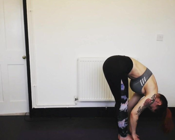 Lady Onyx aka Lady_onyx OnlyFans - Its very important to stretch! I need to stay nimble and fit in order to own My bitches!