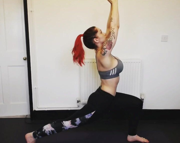 Lady Onyx aka Lady_onyx OnlyFans - Its very important to stretch! I need to stay nimble and fit in order to own My bitches!