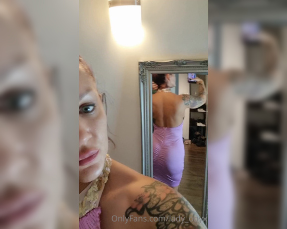 Lady Onyx aka Lady_onyx OnlyFans - Trying on dresses for a night out this week! Which one do you like best 5