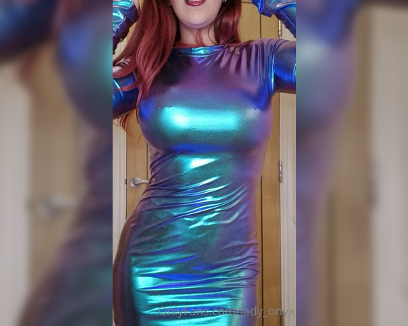 Lady Onyx aka Lady_onyx OnlyFans - What do you think of My shiny new dress!