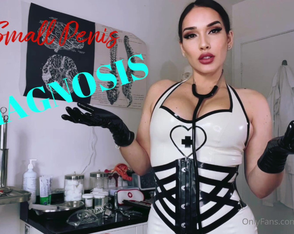 Mistress Alexxa Von Hell aka Alexxavonhell OnlyFans - Im Dr Hell and will be performing your genitourinary exam today! Available in PPV