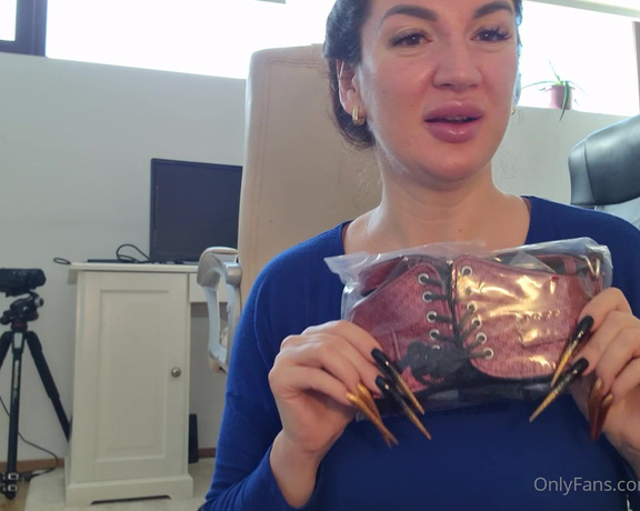 KinkyDomina aka Kinkydomina OnlyFans - #Unboxingvideo of some new sex toys Which one can you take