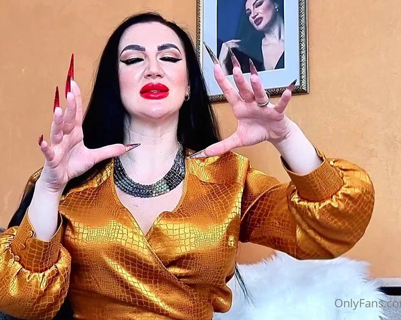 KinkyDomina aka Kinkydomina OnlyFans - My addicted drone, I know how desperate you are to always feel the power of My sexy stiletto nails