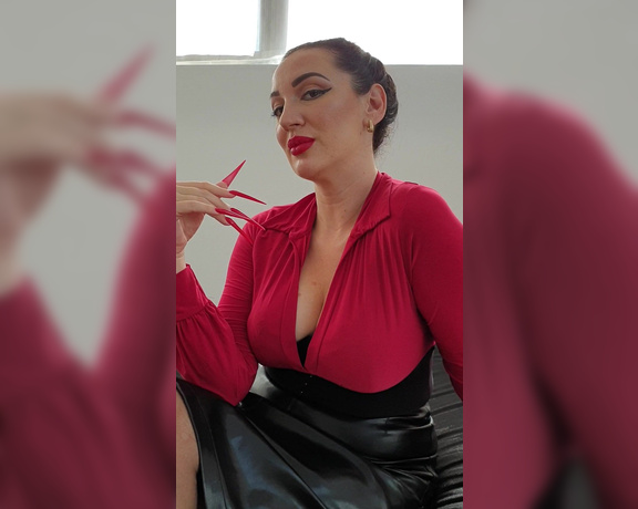 KinkyDomina aka Kinkydomina OnlyFans - Pledge your allegiance Sign up today #onlinedomination #femdompov #highheelsfetish #redheels