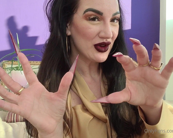 KinkyDomina aka Kinkydomina OnlyFans - #nailsfetish #femdom #rings #ASMR Specially for My nails addict I made a clip that will trigger your