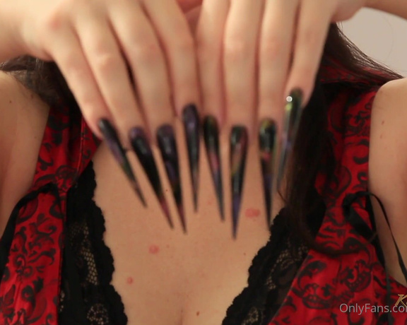 KinkyDomina aka Kinkydomina OnlyFans - Every Day a FREE clip on My VIP page! JOI Edging Games with the Vampire Queen of Long Nails Im the