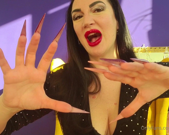 KinkyDomina aka Kinkydomina OnlyFans - Satisfy your craving for long stiletto nails by watching this intense mindfuck video There is just