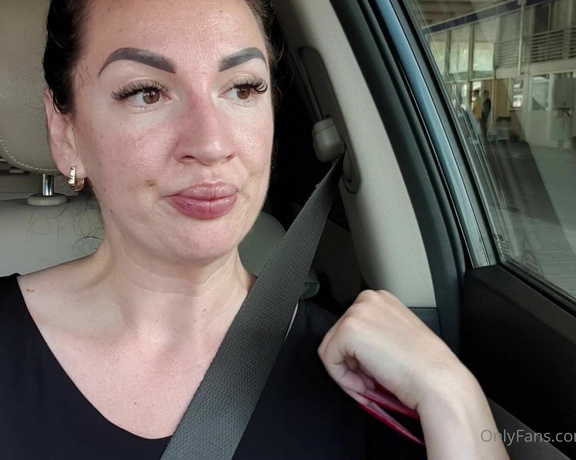 KinkyDomina aka Kinkydomina OnlyFans - To give you a taste of what its like to travel by car post COVID, I recorded a bit of My experience