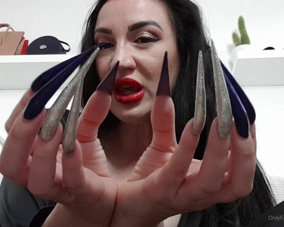 KinkyDomina aka Kinkydomina OnlyFans - #endurancetraining #edginggames #longnails So you want to serve Me by worshiping My fabulous stilett