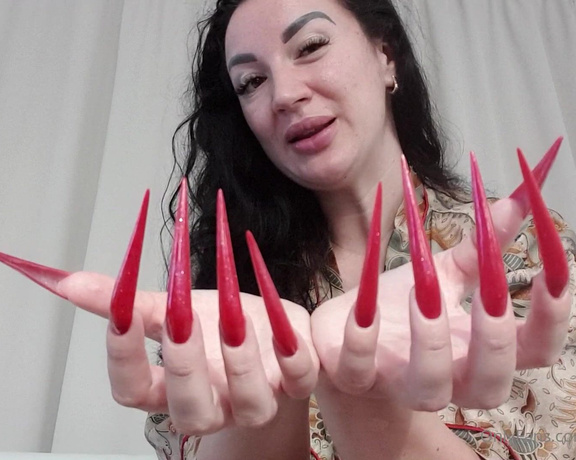 KinkyDomina aka Kinkydomina OnlyFans - Good morning, drone Today is all about stiletto nails worship Take your Time and watch this wonder