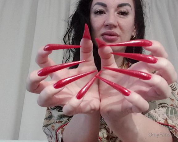 KinkyDomina aka Kinkydomina OnlyFans - Good morning, drone Today is all about stiletto nails worship Take your Time and watch this wonder