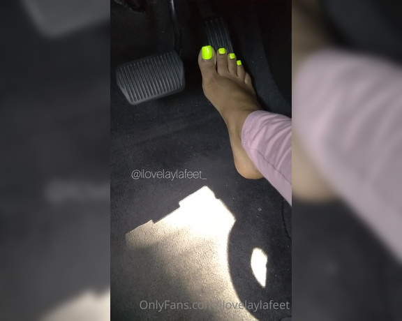 Ilovelaylafeet aka Ilovelaylafeet OnlyFans - Ramming on the gas