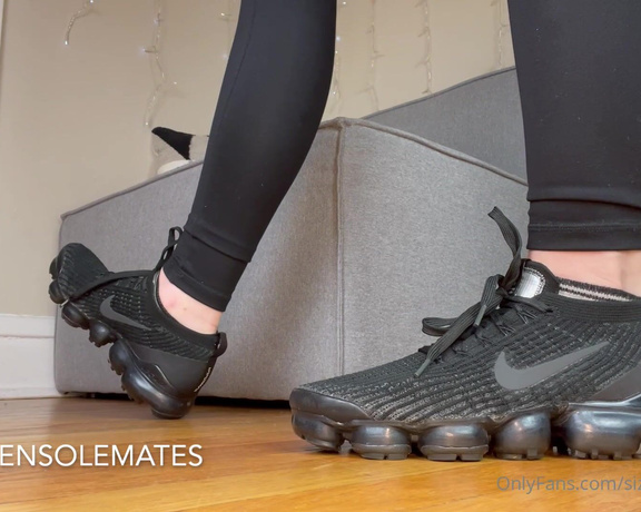 Sizetensolemates aka Sizetensolemates OnlyFans - Taking off my sweaty socks after a long walk this evening )