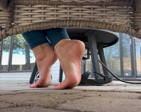 The Fantasy Chest aka Thefantasychest OnlyFans - Patio Perv Season! (Part 2) I love teasing you with my candid soles, so you didn’t actually think