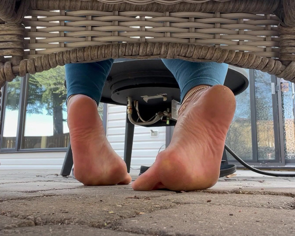 The Fantasy Chest aka Thefantasychest OnlyFans - Patio Perv Season! (Part 2) I love teasing you with my candid soles, so you didn’t actually think