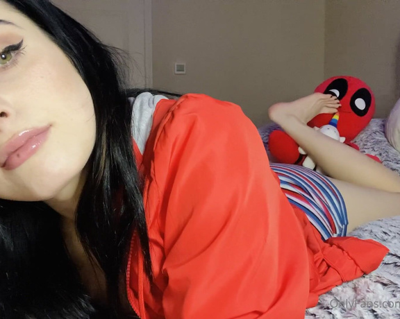 Waifu Jess aka Waifufeetmilkog OnlyFans - Red Fishnets && JOI 12