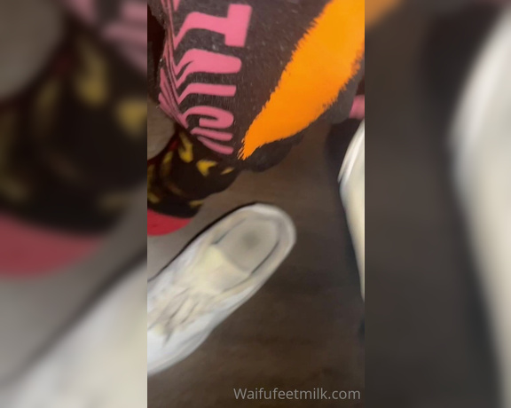 Waifu Jess aka Waifufeetmilkog OnlyFans - Removing my shoes and socks after gym