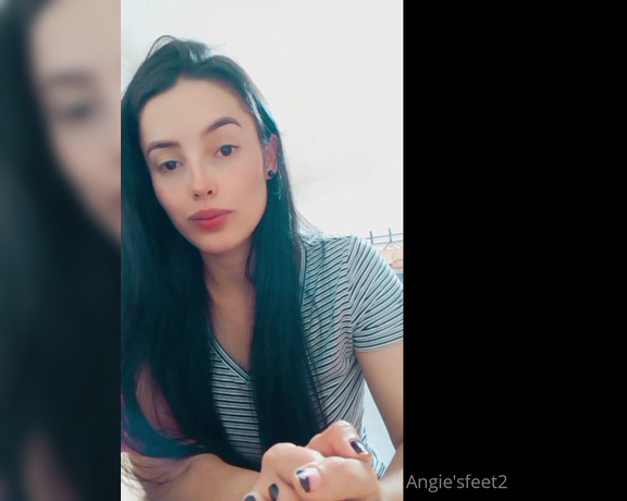 Angieefeet aka Angieefeet OnlyFans - Ojal vean el video completo es muy importante