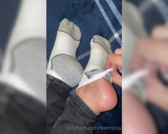 Feetmissy aka Feetmissy OnlyFans - Been wearing this socks for awhile now since someone wanted to buy it, but here’s a short video afte