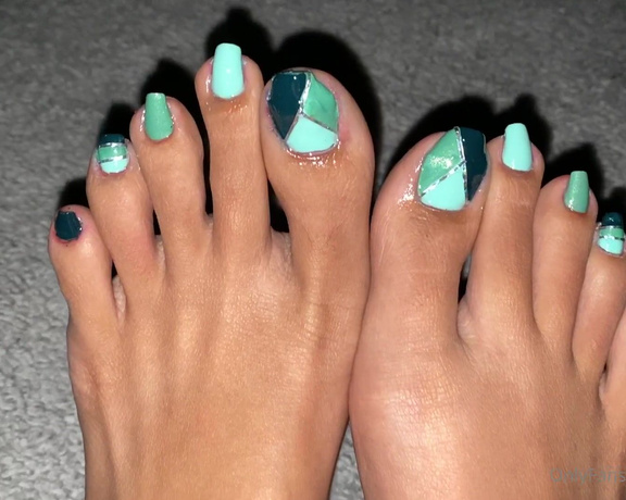 Feetmissy aka Feetmissy OnlyFans - What do you think of the colors By the way, I do my own pedicures