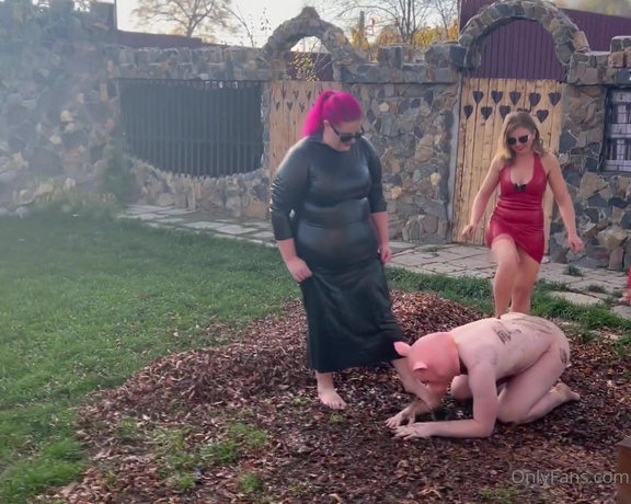 Mistress Zeida aka Mistress_zeida OnlyFans - VIDEO Mud play with piggy slave