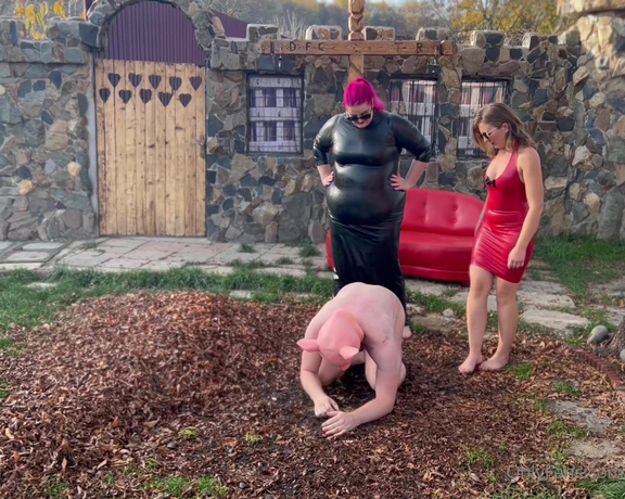 Mistress Zeida aka Mistress_zeida OnlyFans - NewVideo  Ball stomping in the mud