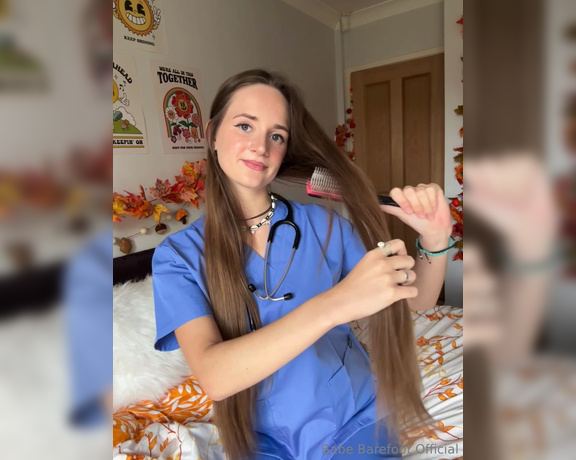 Babe Barefoot aka Babebarefootofficial OnlyFans - Doctor Isabelle at your service… feeling sexy in my scrubs Are there any doctor” role play vide 12