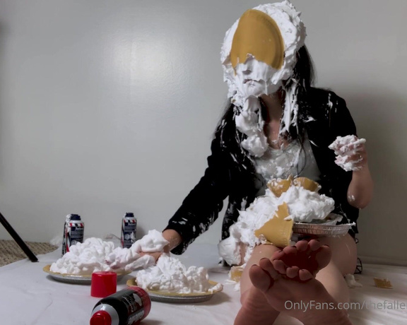 The Fallen Babe aka Thefallenbabepremium OnlyFans - The second pie in the face video Im having way too much fun doing these, and I just got requ