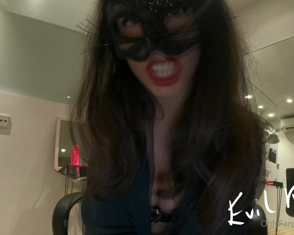 Evil Kitten aka Evilkitten OnlyFans - This video was a Custom order I made for one of my followers D He begged me to train him as my sissy