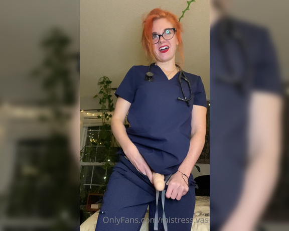 Goddess Sylvanas aka Goddesssylvanas OnlyFans - Not your typical trip to the vets office #strapon #medical #scrubs #redhead #femdom #dominatrix #d 1