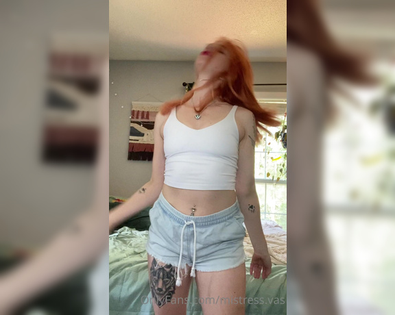 Goddess Sylvanas aka Goddesssylvanas OnlyFans - Strippy strip with peachy orange hair