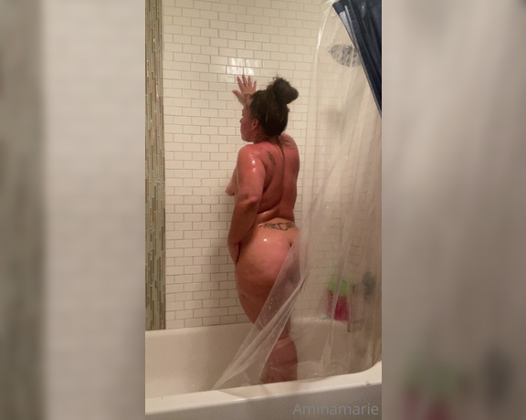 Amina Marie aka Aminamarie OnlyFans - Shower time 2