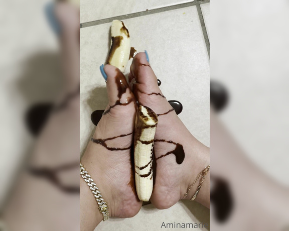 Amina Marie aka Aminamarie OnlyFans - Banana time want to taste 1