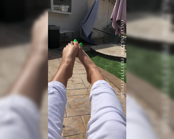 Goddess Paris aka Prettyfeetparis OnlyFans - I always love how the sun looks shining on my feet 101