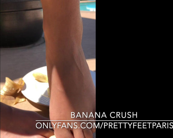 Goddess Paris aka Prettyfeetparis OnlyFans - Bc crushing 2 bananas is more fun than one  now whos going to clean the mess up 417