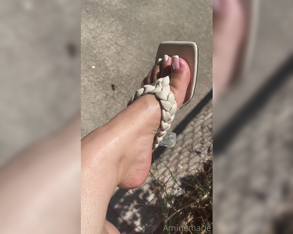 Amina Marie aka Aminamarie OnlyFans - These are cute! You see the tan line on my toe First time in forever not having toe rings or ankle 7