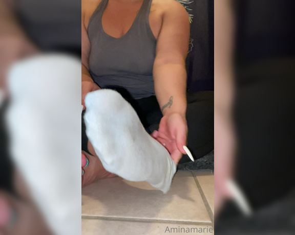 Amina Marie aka Aminamarie OnlyFans - Ready to wash these stinky feet