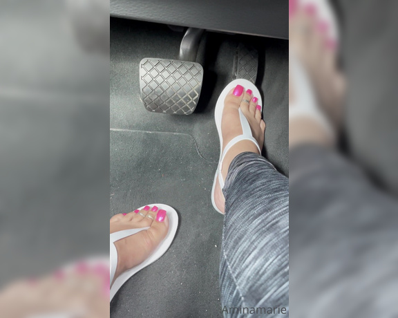 Amina Marie aka Aminamarie OnlyFans - Driving around taking care of some things 1