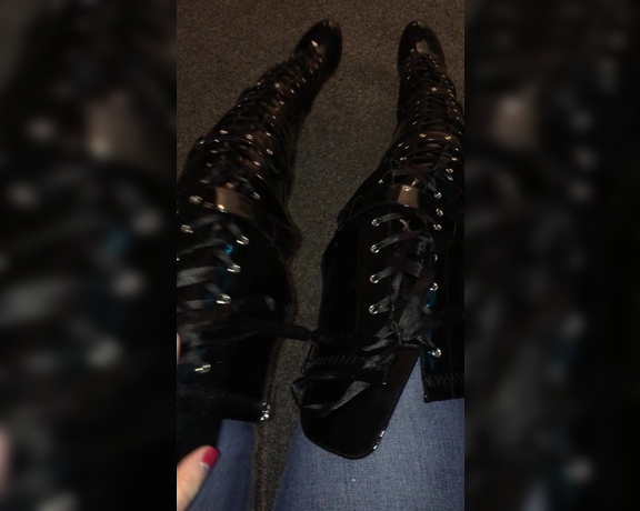 Miss Anna Elite aka Missannaelite OnlyFans - Thigh high PVC boot worship tease and instruction (Mini Clip) #BootWorship #BootFetish #PVC #ThighH