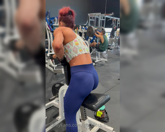 Goddess Mandy aka Goddessmandy OnlyFans - (364729693) My favorite workouts are always right after a show!! feels so good to have strength and energy aga