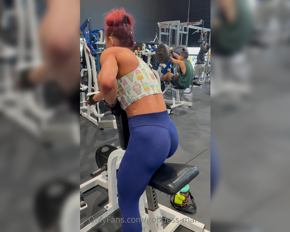 Goddess Mandy aka Goddessmandy OnlyFans - (364729693) My favorite workouts are always right after a show!! feels so good to have strength and energy aga
