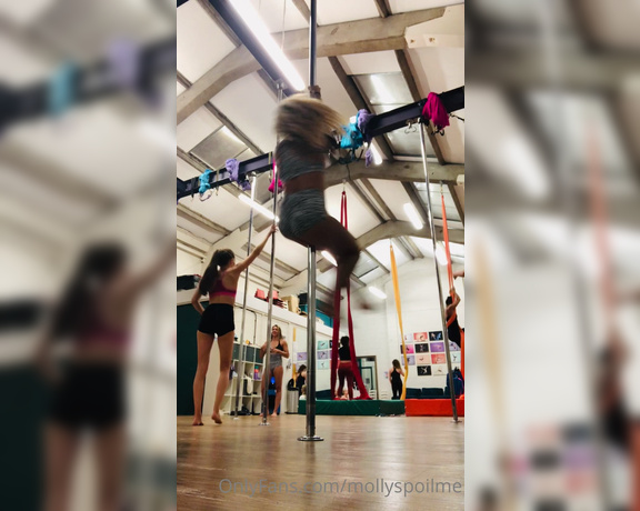 Mollyspoilme aka Mollyspoilme OnlyFans - I love pole Send for more pole outfits