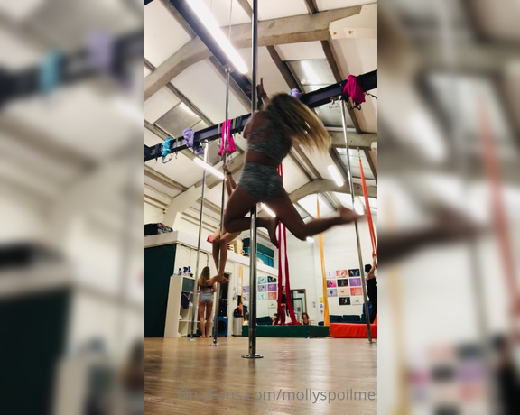 Mollyspoilme aka Mollyspoilme OnlyFans - I love pole Send for more pole outfits