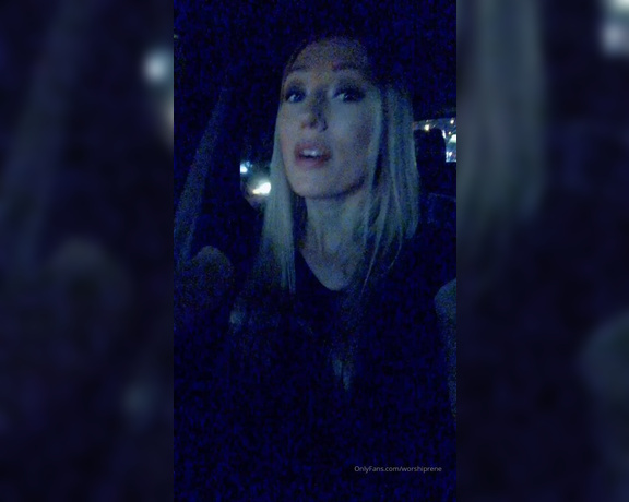 Princess Rene aka Worshiprene OnlyFans - Update on my night Omg I’m such a dork in this vid